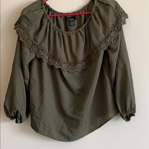 Off the Shoulder 3/4 Sleeve Top